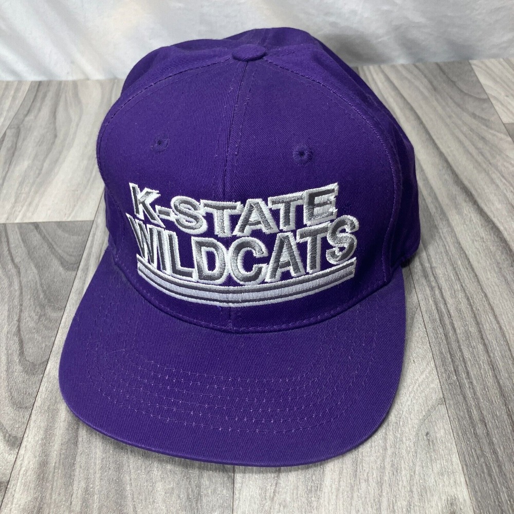 NCAA Kansas State Wildcats Headwear Baseball Cap Mens Purple Adjustable Snapback